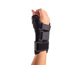 Djo Djorthopedics - Donjoy - 81-87317 - Comfortform Wrist Brace With Abducted Thumb Aluminum / Spandex Left Hand Black Large