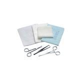 Busse Hospital Disposables - 751 - Laceration Tray With Instruments Sterile