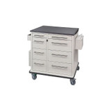 Capsa Healthcare - Encore - Ve3Ap-C-Wa-D601 - Series Medication Cart Steel White Ash