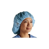 Cardinal Health - 3274 - Bouffant Cap One Size Fits Most Blue Elastic Closure
