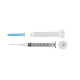 Cardinal Health - 8881513512 - Monoject Rigid Pack Syringe 25 Gauge X 5/8"L Needle And Luer Lock Tip 3 Ml, Sterile, Single - Use, Latex - Free, Lavender Color, 1/10Ml Graduation