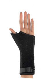 Djo Djorthopedics - Exos - 230-62-1111 - Thumb Splint Large Hook And Loop / Adjustable Cable Closure Right Hand Black