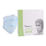 Cardinal Health - At71235 - Surgical Mask Anti - Fog Foam Pleated Tie Closure One Size Fits Most Blue Nonsterile Astm Level 1 Adult