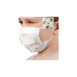 Cardinal Health - At771212 - Procedure Mask Pleated Earloops Child Size Kid Design (Dancing Bandages) Nonsterile Not Rated Pediatric