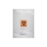 Cardinal Health - Ch12X15Bio - Zip Closure Specimen Transport Bag With Biohazard Logo, Clear, Large, 12" X 15"