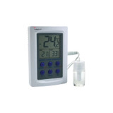 Cardinal Health - Ch2960-4 - Digital Refrigerator / Freezer Thermometer With Alarm Fahrenheit Celsius - 58 To +158F ( - 50 +70C) Bottle Probe Desk Wall Door Mount Battery Operated