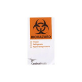 Cardinal Health - Ch6X9Bio - Specimen Transport Bag With Document Pouch 6 X 9 Inch Zip Closure Biohazard Symbol / Storage Instructions For Use Nonsterile