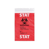 Cardinal Health - Ch6X9Statf - Specimen Transport Bag With Document Pouch 6 X 9 Inch Zip Closure Stat / Biohazard Symbol Storage Instructions Nonsterile