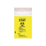 Cardinal Health - Ch6X9Staty - Specimen Transport Bag With Document Pouch 6 X 9 Inch Zip Closure Stat / Biohazard Symbol Storage Instructions Nonsterile