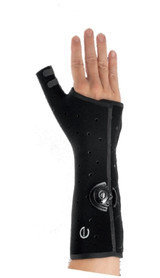 Djo Djorthopedics - Exos - 315-32-1111 - Thumb Splint X - Small Boa Lacing System Right Hand Black
