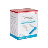 Cardinal Health - L10028A - Med Essentials 28 Gauge Lancets, Ultra Thin Tri - Bevel Tip Enclosed In A Sealed Bag, Blue, Sterile, Single Use Universal Design Fits Most Lancing Devices .