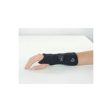 Djo Djorthopedics - Exos - 311-32-1111 - Short Arm Wrist / Forearm Brace Thermoformable Polymer Right Hand Black X - Small