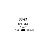 Cardinal Health - Medtronic - D1764K - / Suture, Premium Spatula, Needle Ss - 24, Circle