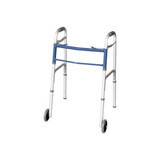 Carex Health Brands - A85786 - Single Button Walker With Wheels