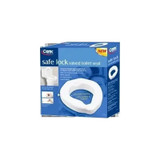 Carex Health Brands - B31300 - Safe Lock Raised Toilet Seat, 500 Lb Capacity