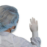 Contec - Critigear - Hcgs0012 - Cleanroom Glove Small Nitrile White 12 Inch Beaded Cuff Sterile
