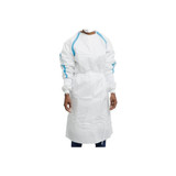Contec - Hcga0800-S/M - S/M - Critigear Chemotherapy Procedure Gown Small / Medium White Nonsterile Astm D6978 - 05 Disposable