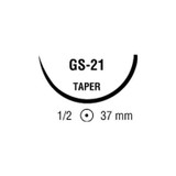 Covidien - Medtronic - Cg-811 - Absorbable Suture With Needle Chromic Gut Gs - 21 1/2 Circle Taper Point Size 2 - 0