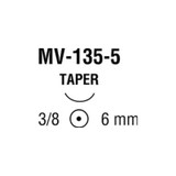 Covidien - Monosof~Dermalon - N-2547 - Nonabsorbable Suture With Needle Nylon Mv - 135 - 5 3/8 Circle Taper Point Size 8 - 0 Monofilament