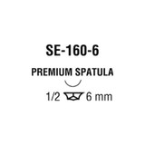 Covidien - Monosof~Dermalon - N-2756K - Nonabsorbable Suture With Needle Nylon Se - 160 - 6 1/2 Circle Spatula Size 10 - 0 Monofilament