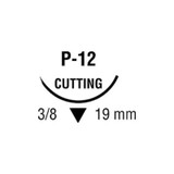 Covidien - Monosof~Dermalon - Sn-5669 - Nonabsorbable Suture With Needle Nylon P - 12 3/8 Circle Precision Reverse Cutting Size 3 - 0 Monofilament