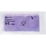 Covidien - Polysorb - Sl-1615 - Absorbable Suture With Needle Polyester P - 22 1/2 Circle Reverse Cutting Size 4 - 0 Braided