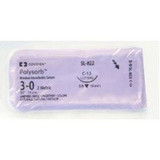 Covidien - Polysorb - Sl-634 - Absorbable Suture With Needle Polyester C - 13 3/8 Circle Reverse Cutting Size 5 - 0 Braided
