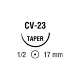 Covidien - Polysorb - Ul-213 - Absorbable Suture With Needle Polyester Cv - 23 1/2 Circle Taper Point Size 5 - 0 Braided