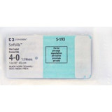 Covidien - Sofsilk - S-193 - Nonabsorbable Suture Without Needle Silk Braided Size 4 - 0