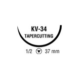 Covidien - Surgipro - Cp-844 - Nonabsorbable Suture With Needle Polypropylene Kv - 34 1/2 Circle Taper Cutting Size 0 Monofilament