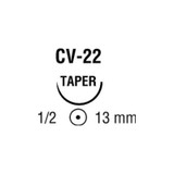 Covidien - Surgipro Ii - Vp-711-X - Nonabsorbable Suture With Needle Polypropylene Cv - 22 1/2 Circle Taper Point Size 6 - 0 Monofilament