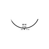 Covidien - Ti-Cron - 88863128-79 - Nonabsorbable Suture With Needle Polyester Gs - 18 3/8 Circle Reverse Cutting Size 5 Braided
