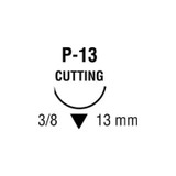 Covidien - Ti-Cron - Scd-3059G - Nonabsorbable Suture With Needle Polyester P - 13 3/8 Circle Precision Reverse Cutting Size 4 - 0 Braided
