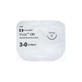 Covidien - V-Loc 180 Wound Closure Device - Vlocl0844 - Absorbable Suture With Needle Polyglyconate Cv - 23 1/2 Circle Taper Point Size 3 - 0 Barbed Monofilament