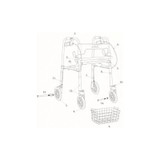 Drive Devilbiss Healthcare - 10243W - Medical Front Wheel For 10243