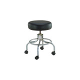 Drive Devilbiss Healthcare - 13034 - Medical Exam Stool Backless Spin Lift Screw Adjustment 4 Hooded Casters Black