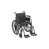 Drive Devilbiss Healthcare - Cruiser - Cx420Adda-Sf - X4 Medical Lightweight Dual Axle Wheelchair With Adjustable Detachable Arms, Desk Swing Away Footrests, Seat