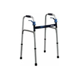 Drive Devilbiss Healthcare - Deluxe - 10224-4 - Medical - Dual Release Folding Walker Adjustable Height Aluminum Frame 350 Lbs Weight Capacity 32 To 39 Inch