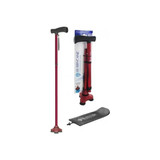 Drive Devilbiss Healthcare - Hurrycane Freedom Edition - Hcane-Rd-C2 - Medical - Folding Cane Aluminum 30 - 1/2 To 37 - Inch Height Red