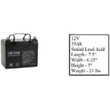 Drive Devilbiss Healthcare - Lra402208 - Medical Battery For Power Chairs 35Ah Fits Catalina/Medalist/Renegad