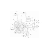 Drive Devilbiss Healthcare - Stds1M2212 - Medical Front Caster, Sentra Ecxw