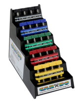 Fabrication Enterprises - Cando - 10-0746 - Digi - Flex Hand / Finger Exerciser Set With Rack Yellow Red Green Blue Black X - Light To Heavy Resistance