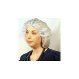 Dukal - 324B - Bouffant Cap One Size Fits Most Blue Elastic Closure