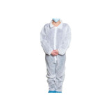 Dukal - 382Xl - Coverall X - Large White Disposable Nonsterile