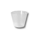 Dynarex - Economy - 4258 - Graduated Medicine Cup 1 Oz Clear Plastic Disposable