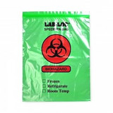 Elkay Plastics - Lab221215Ge - Reclosable 2 - Wall Specimen Transfer Bag (Biohazard)