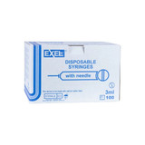 Exel - 26602 - Syringe & Needle, Luer Slip, 25g