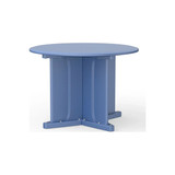 Fabrication Enterprises - Cando - 15-4835 - Endurance Table 42" Round X - Base Flame Retardant, Blue Grey