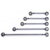 Graham Field - 2019A - Wall Grab Bar Chrome Finish Knurled Steel