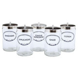 Graham Field - 3454A B - Graham-Field - Sundry Jar Gls W/Cvr Bandage Grafco - Medical/Surgical